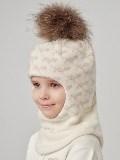 Шлем NOBLE PEOPLE "Жаккард NP" молоч.