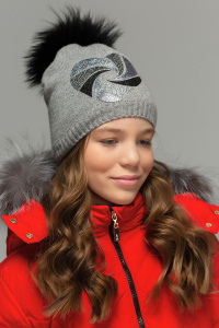 Шапка (цв.серый) NOBLE PEOPLE