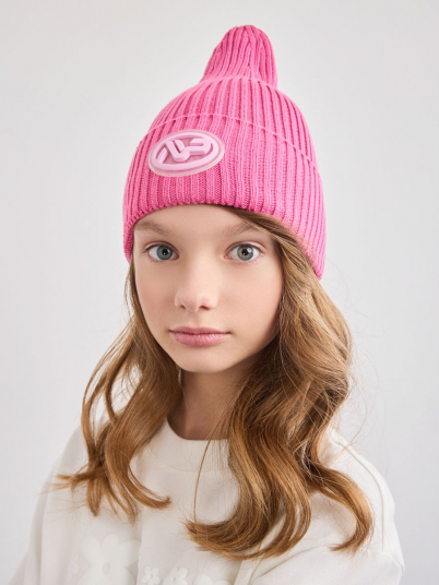 Шапка NOBLE PEOPLE Беби "Шеврон ПВХ" фукс.