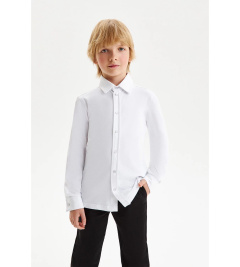 Сорочка Трикотажная Длинный Рукав На Кнопках Slim