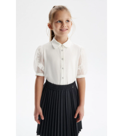 Блузка Короткий Рукав На Кнопках SILVER SPOON