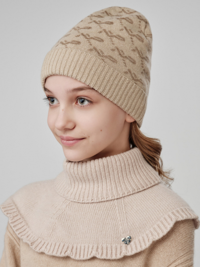 Шапка NOBLE PEOPLE "Жаккард NP" беж.