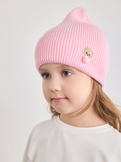 Шапка NOBLE PEOPLE Беби "Мишка" св-роз.
