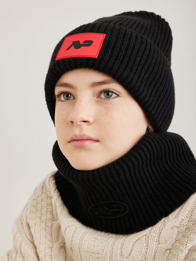 Снуд "Ластик" NOBLE PEOPLE черн.