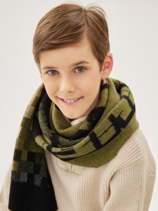 Шарф NOBLE PEOPLE "MINECRAFT", цвет хаки