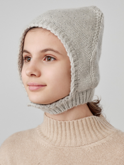 Шапка NOBLE PEOPLE Чепчик "Стразы" св.сер.