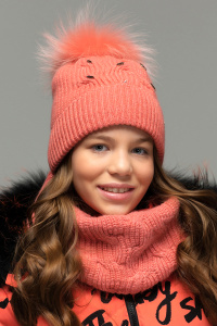 Шапка (цв.коралловый) NOBLE PEOPLE 