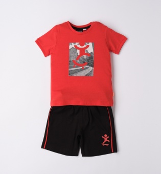 Комплект (футболка, шорты) SARABANDA (красный)