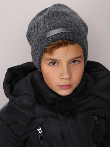 Шапка NOBLE PEOPLE цв.темно-серый