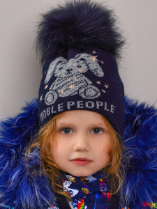 Шапка NOBLE PEOPLE цв.темно-.синий