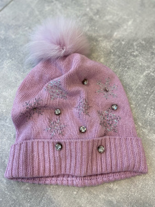 Шапка роз-фиол