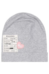 Шапка NOBLE PEOPLE цв. серый 