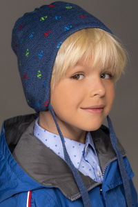 Шапка NOBLE PEOPLE цв. джинс 