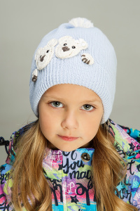 Шапка NOBLE PEOPLE цв. голубой