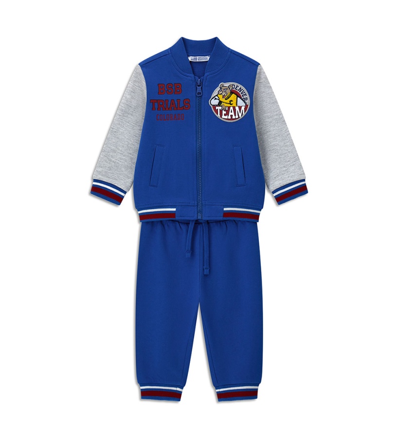 Комплект (толстовка+брюки) ORIGINAL MARINES син.