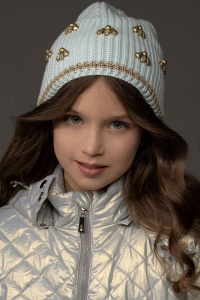 Шапка NOBLE PEOPLE цв. бирюзовый 