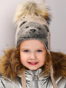 Шапка NOBLE PEOPLE цв. бежевый