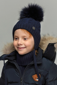 Шапка (цв.синий) NOBLE PEOPLE 