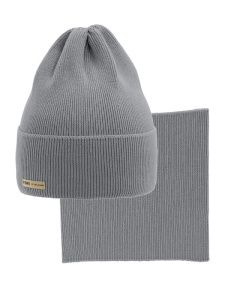 К-кт: Шапка, снуд MIALT сер.