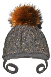 Шапка NOBLE PEOPLE цв. т.серый