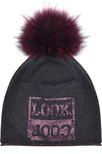 Шапка NOBLE PEOPLE цв. т.серый