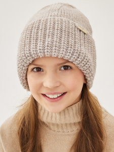 Шапка NOBLE PEOPLE, Классик "Baraonda" цвет беж.