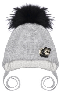 Шапка NOBLE PEOPLE цв. серый