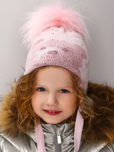 Шапка NOBLE PEOPLE цв.св.розовый