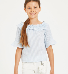 Блузка SARABANDA  (небесный)