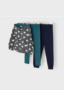 Спортивный костюм с 2 джоггерами MAYORAL