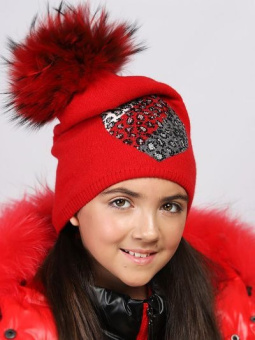 Шапка NOBLE PEOPLE цв. красный