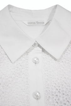Блузка SILVER SPOON Длинный Рукав  SSFSG-829-23018-200-18ОЗ  цвет Белый-2