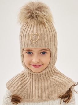 Шлем NOBLE PEOPLE,"Мишка", цвет беж.