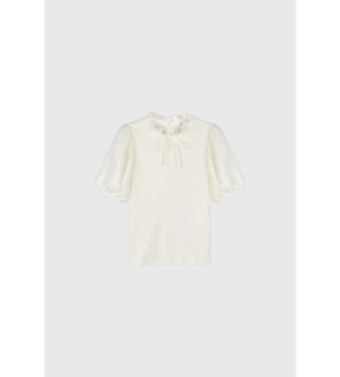 Блузка Трикотажная Короткий Рукав SILVER SPOON